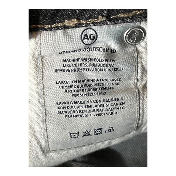 AG Adriano Goldschmeid jeans Sophia High Waist ankle slim straight leg size 25 - Picture 7 of 7